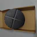Universal Floor Jack Rubber Pad, Jack Pad Adapter Pinch with Cross Groove Design, Weld Side Frame Rail Protector Puck, Slotted Jack Stands Disk, Auto Accessories Fit for Most Cars (1)