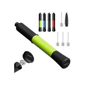 Ball Pump with Needle Storage(Never Lose Pin) Basketball Pump with 5 Needles and Extendable Cable, Soccer Football Pumps, Volleyball Pump Rugby Ball Inflator - Great for All Balls - 1&2 Pack