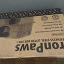 Stainless Steel Cat Litter Box with Lid - XL 3-in-1 Design for Indoor Cats - Stainless Steel Litter Box - Maximum Privacy and Odor Control for Indoor Cats - Blue