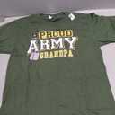 Proud Army Grandpa T Shirt My Grandson, My Hero Shirt T-Shirt S