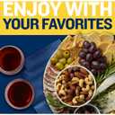 PLANTERS Deluxe Mixed Nuts, Cashews, Almonds, Brazil Nuts Mix, Pistachios, Pecans, Lightly Salted, Snacks for Adults and Kids, Party Snack, 15.25oz