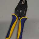 haisstronica Crimping Tool For Heat Shrink Connectors-AWG 22-10 Ratchet Wire Terminal Crimper-Ratcheting Crimper Tools- For Insulated Nylon Connectors and Electrical Wire Connectors HS-8327