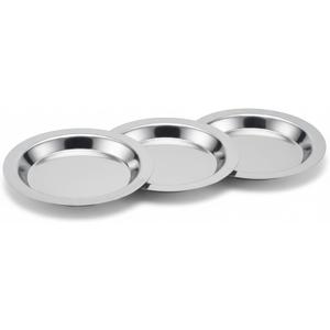 3PCS Stainless Steel Wine Bottle Coaster Silver Metal Drink Coasters for Table Bar Tea Cup Holder Accessories(Note:0.5mm Ultra-Thin Razor Sharp Edges)