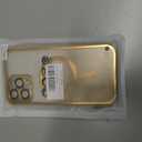 Misscase Compatible with iPhone 13 Pro Max Magnetic Glitter Case with Camera Lens Protector Full Protection Case Compatible with MagSafe Elegant Anti-Scratch Case Cover for iPhone 13 Pro Max Gold