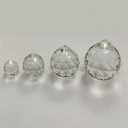 100mm Large Crystal Prism Suncatcher for Windows Hanging, Clear Glass Crystal Sun Catcher Beads Pendants Maker Balls for Indoor Outdoor Garden Feng Shui Home Decor