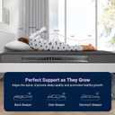Avenco Twin Mattress, 6 Inch Twin Size Mattress in a Box for Kids, Medium Firm Hybrid Mattresses with Bonnell Spring and Gel Memory Foam for Cool Night Sleep & Pressure Relief, CertiPUR-US Certified