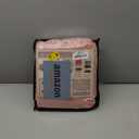 MAXIJIN Velvet 4 Piece Recliner Cover Stretch Plush Soft Cover for Recliner Chair Thick Soft Recliner Chair Slipcover Separate Chair Cover for Recliner with Side Pocket (Recliner, Dusty Pink)