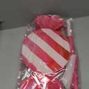 Aoriher Candy Party Pink Decoration Piñata with Stick Blindfold Sweet Lollipop Birthday Piñata for Peppermint Theme Birthday Party Supplies Decoration(Peppermint)