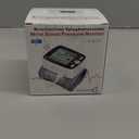 Blood Pressure Monitor Digital Wrist BP Machine Automatic BP Cuff with 2 Users 180 Memory Voice Large LCD Display Adjustable Cuff USB Charging Carrying Case, Black