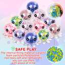 VESPRO 12 Pack Fidget Stress Balls for Adults, Cute Octopus Stress Relief Sensory Stress Ball, Bulk Squishy Squeeze Ball Toys Set for Classroom Prizes and Birthday Party Favors (M)