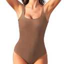 American Trends Womens Swimsuits One Piece Swimsuit Women Tummy Control Bathing Suit for Women Sexy Slimming Swimsuit (Large, Brown)