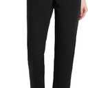 Tapata Petite Women's 26"/28" Inseam Sweatpants Cotton Lounge Yoga Pants Casual Open Bottom Workout Zipper Pocket Joggers (X-Large, Black)