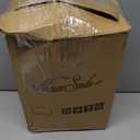 Nature Smile Deluxe Wooden Pants Hangers Solid Wood Bottom Jeans Hanger Skirt Hanger with 2-Adjustable Clips Pack of 20 (White)