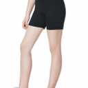 2 x B&GCozy Girls Volleyball Shorts 3 Pack with Pockets, Athletic Gymnastics Cheer Biker Shorts, 4-Way Stretch, Machine Wash