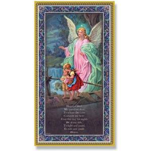 5" x 9" Guardian Angel Plaque with Prayer Ready To Hang