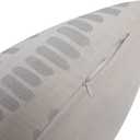 2 x Metallic Gilding Silver Print Couch Throw Pillow Cover 1pc Pure Nature Linen Blend 20"X20" AmaZulu Geometric Decorative Pillowcase Christmas Pillow Cover Accent Cushion Shell 50X50cm