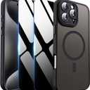 Deekeewe Magnetic Case for iPhone 15 Pro Max with Privacy Screen Protector & Camera Cover [Compatible with MagSafe],Soft Shockproof Phone Case Protective Bumper Cover for iPhone 15 ProMax,Black