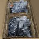 Modern Black Farmhouse Clear Glass Cylinder Pendant Light Fixture, Single Hanging Pendant Lighting for Kitchen Island, Dining Room, Foyer & Hallway(2 Packs)