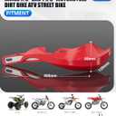 JFG RACING Dirt Bike Hand Guards,7/8" and 1 1/8" Handlebar Motorcycle Handguards Accessories Universal for CRF CR XR 110 150 250 300 450 Dirt Pit Bike ATV Electric Dirtbike Motocross Enduro-Red