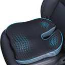 Car Wedge Seat Cushion Memory Foam Coccyx Orthopedic Seat Pillow for Office Chairs, Wheelchair, Kitchen Chairs, Recliner, Car Seats