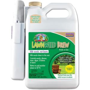 Bonide Captain Jack's Lawnweed Brew, 128 oz Ready-to-Use Spray with Power Wand, Fast-Acting Formula Controls Weeds, Moss, Algae, Lichens & Disease