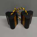 Wheel Chocks for RV Trailer Camper Truck Car, [2pair/4pack with Rope] Versatile Rubber Chocks Block Stopper for Tire with Reflective Strips, Utility Boat Travel Trailer Camper RV Accessories Must