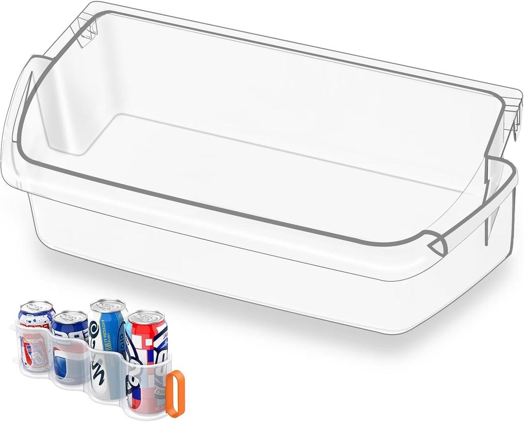 UPGRADED W10803530 W10582649 Door Shelf Bin WRT311FZDW01 Parts Compatible with Whirlpool Refrigerator Door Shelf AP5982593 PS11703474 WRT311FZDW00 WRT311FZDM00 WRT311FZDM01 WRT311FZDW02 Door Shelves