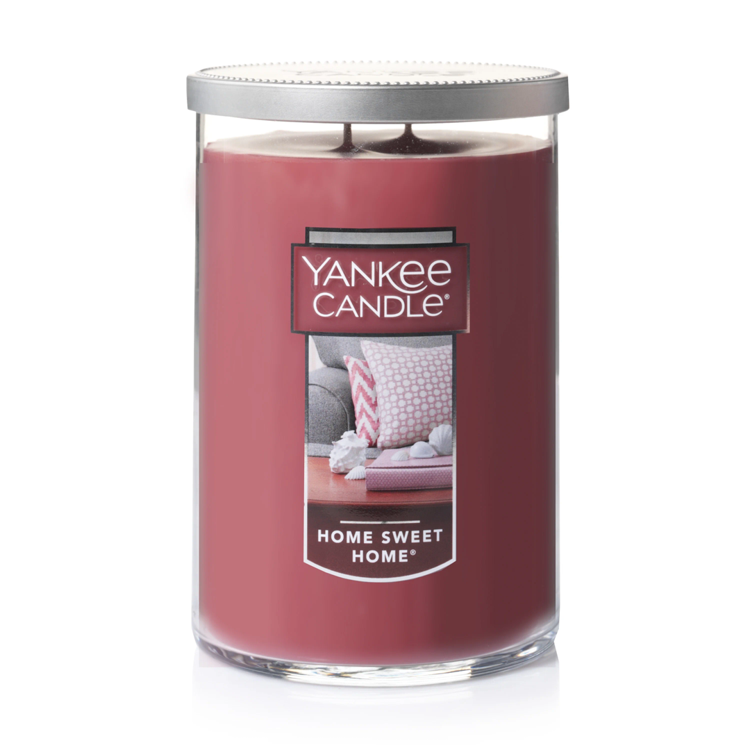 Yankee Candle Home Sweet Home Scented Classic 22oz Large Tumbler 2-Wick Candle Over 75 Hours of Burn Time Ideal for Fall Indoor Gatherings and Holidays