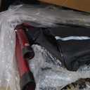 Walkers for Seniors Taller 5.3~7ft, Lightweight Foldable Rollator Walker, Built in Cable, Reinforced Aluminum Frame, 8" Big Rubber Wheels for All Terrain, 350lb Weight Capacity, Burgundy