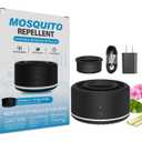 Virine Mosquito Repeller with Adapter, Portable Mosquito Repellent Device with 2 Refills, Fan-Powered Diffusion, USB-C Rechargeable for Patio, Camping, Backyard and Outdoor Use