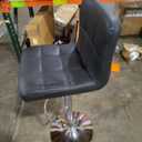 Poundex L Shape Barstool, Black