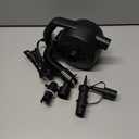 Electric Air Pump, 300W High Power Air Pump Inflator & Deflator Valve with 5 Nozzles, 1.2PSI Pressure Fast Filling Air Pump for Air Mattress, Swimming Rings, Airbeds, Rafts, Inflatable Sofas