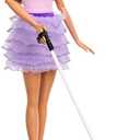 Barbie Fashionistas Doll #228, Blind Barbie Doll Wearing Pink Top and Ruffled Skirt with Cane and Sunglasses in Partnership with the American Foundation for the Blind
