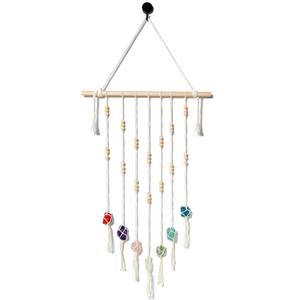 7 Chakra Crystals Dreamcatcher Handmade with Natural Gemstones Healing Energy Wall Hanging, Spiritual Home Decor, Unique Gift for Women, Chakra Bedroom Ornament