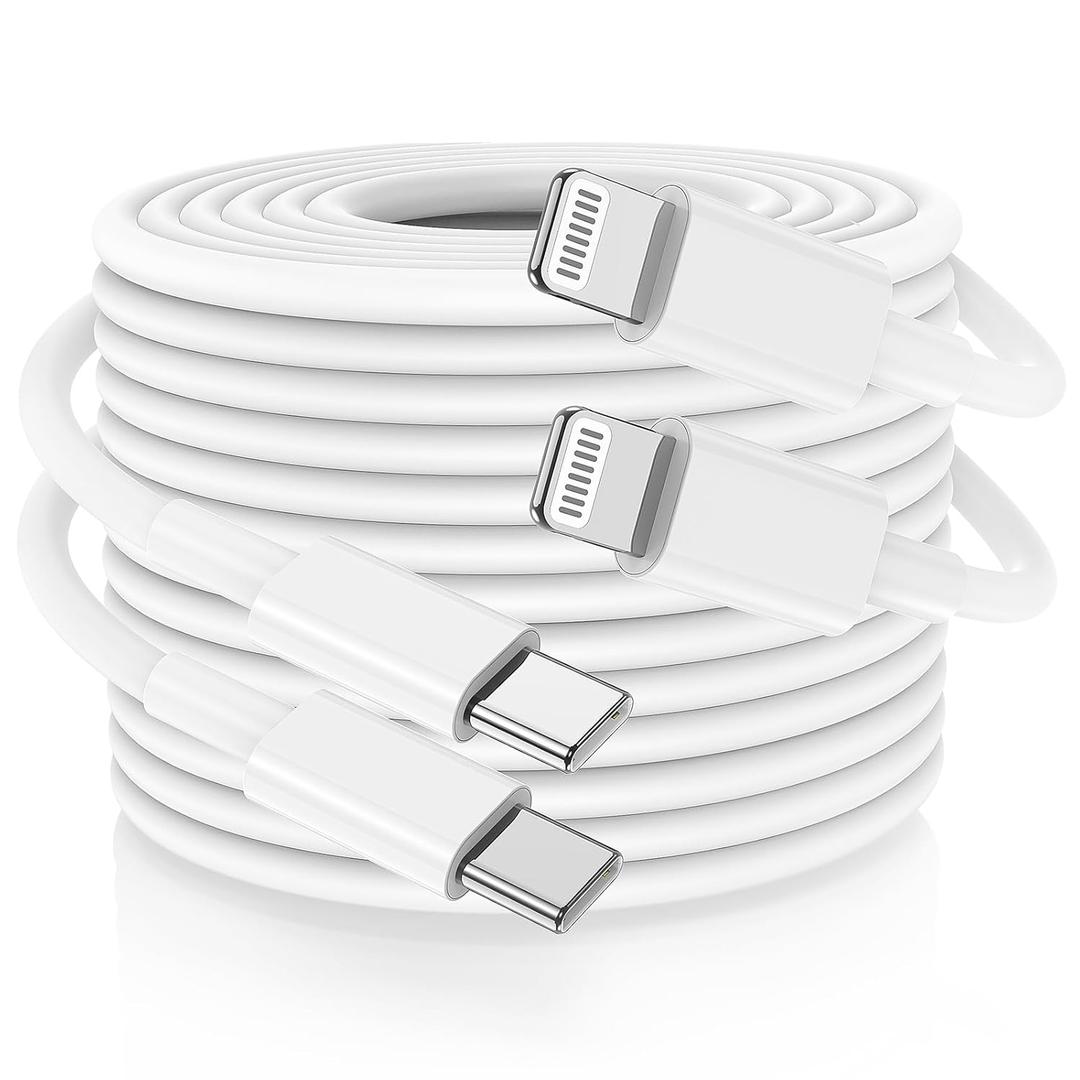 [ Apple Certified ] iPhone Fast Charger Cable Long, 10ft USB C to Lightning Cable, iPhone Type C Charging Cord Wire for Apple iPhone 14 Pro Max/14 Pro/13 Pro/12 Mini/12/11/X/XS/XR/8 Plus/7/6/5S/iPad