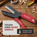 Ronan Multi-Cut 401 Cutting Tool - For Soft Wood, Cardboard, Plastic, Rope, Leather & DIY Materials – Not for Hardwood or Compressed Wood