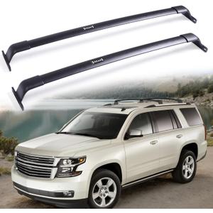 Roof Rack Cross Bars Fit for 2017-2023 GMC Acadia with Side Rails, Easy Install 220 lbs Aluminum Crossbars Cargo Carrier, Rooftop Accessories for Bike Kayak Surfboard Skis Luggage
