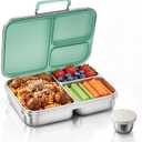 G.a HOMEFAVOR Stainless Steel Lunch Box, Green, 1100 ml/37 oz
