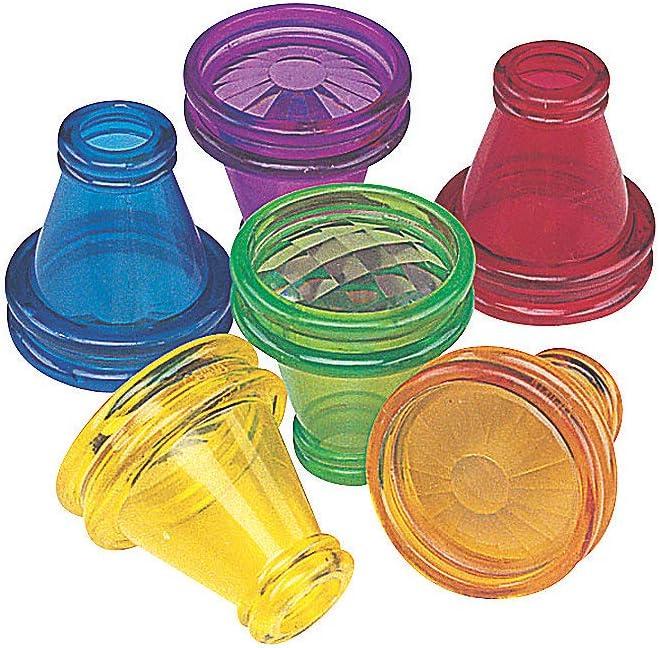 Fun Express Transparent Prism Kaleidoscope Toys (Bulk Set of 12) Novelty Party Favors and Giveaways