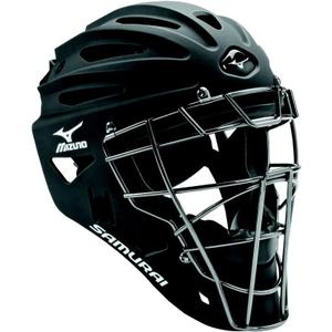 Mizuno Samurai G4 Youth Baseball Catcher's Helmet Black