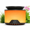 Inseclite Mosquito Repellent for Patio, Rechargeable Outdoor Mosquito Repeller with Fan-Powered Botanical Cartridge, Amber Light, 12-Hour Battery, USB-C, 8-Hour Timer, 2 Refills Included
