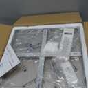 CXGLEAMING 11.8" Modern Crystal Chandelier LED Ceiling Light Fixture Suitable for Kitchen Corridor Hallway Bedroom Bathroom Dining Room 4 Petals/Raindrop Ball Square Remote Control/APP (dimmable)