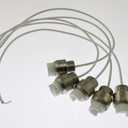 5 Pack R7S Ceramics Lamp Base Socket Lamp Holder Conveter Connector R7S Bulb Socket Lamp Holder Connector Metal Ceramics Handle for Flood Light Bulb