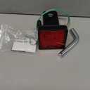 Cenipar Trailer Hitch Receiver Cover with 12 LEDs Red Brake Light with 2" Receiver for Towing Truck RV and SUV