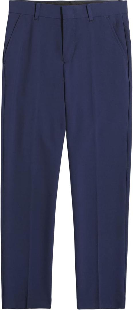 Van Heusen boys Flex Stretch Flat Front Dress Pants (Blue) Size 8