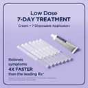 Monistat 7-Day Yeast Infection Treatment for Women, Miconazole Cream (45g Tube) & 7 Applicators, for Relief of Mild Vaginal Itching