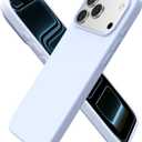 ORNARTO Compatible with iPhone 17 Pro Max Case 6.9", Slim Liquid Silicone 3 Layers Soft Gel Rubber Shockproof Protective Cover with Anti-Scratch Microfiber Lining-Baby Blue