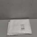 RYB HOME Basement Bathroom Kitchen Cafe Privacy Curtains, Short Insulating Light UV Heat Blocking Privacy Curtain Tiers for Laundry Room, Width 34 by Length 30, Pure White, 2 Panels