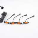 Amber Lens Raptor Style Amber LED Grille Lights Kit For Toyota Tacoma 2016-2019