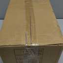 6 Pack Matte Black Door Handles, Keyless Interior Door Knobs, Privacy Door Lever Locksets for Bedroom Bathroom, Heavy Duty Square Door Lock (2.0lb), Reversible for Left&Right Handled Doors